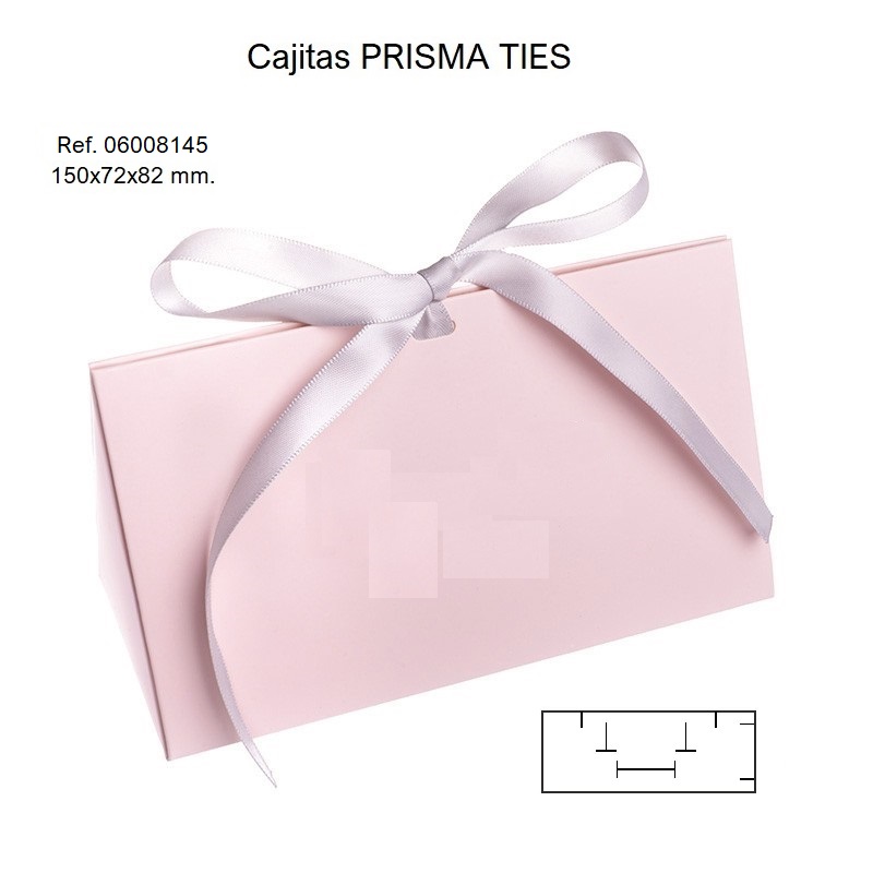 Multipurpose Prism Ties box 150x88x82 mm.